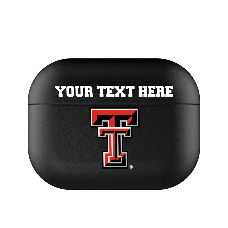 Texas Tech Red Raiders Personalized Insignia AirPods AirPod Case Cover