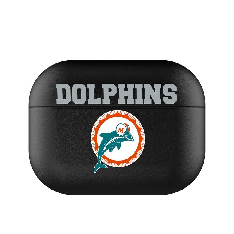 Miami Dolphins 1966-1973 Historic Collection Personalized Insignia AirPods AirPod Case Cover