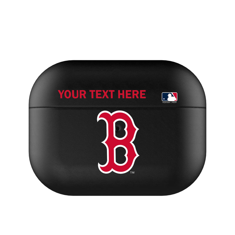 Boston Red Sox Personalized Insignia AirPods AirPod Case Cover