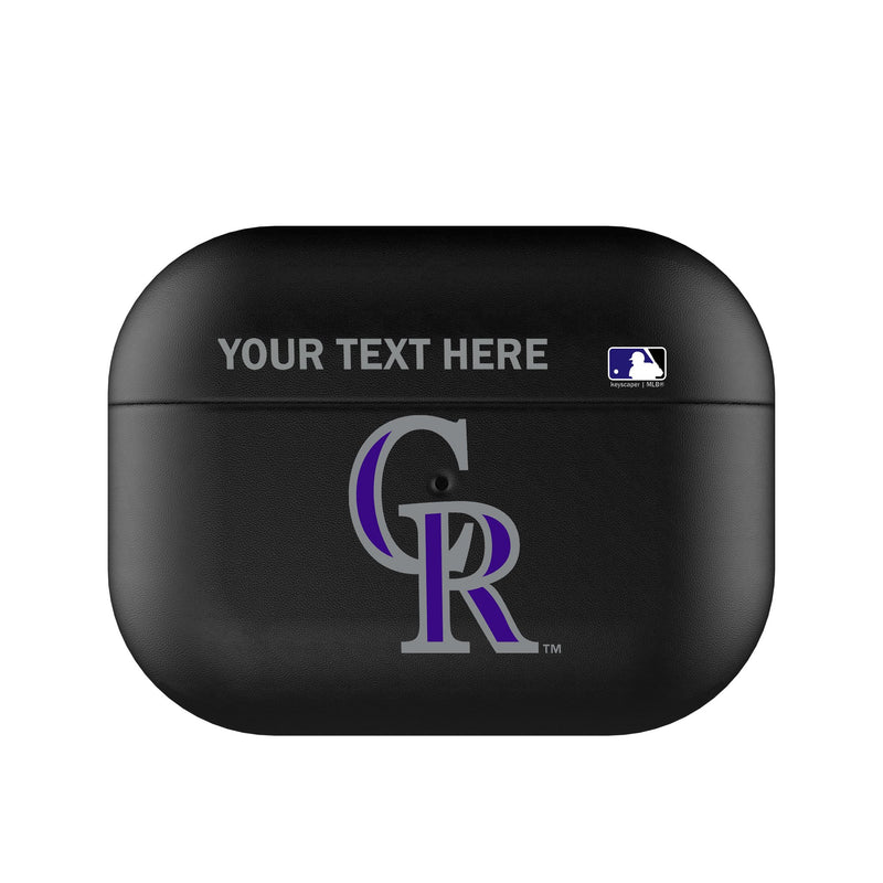Colorado Rockies Personalized Insignia AirPods AirPod Case Cover