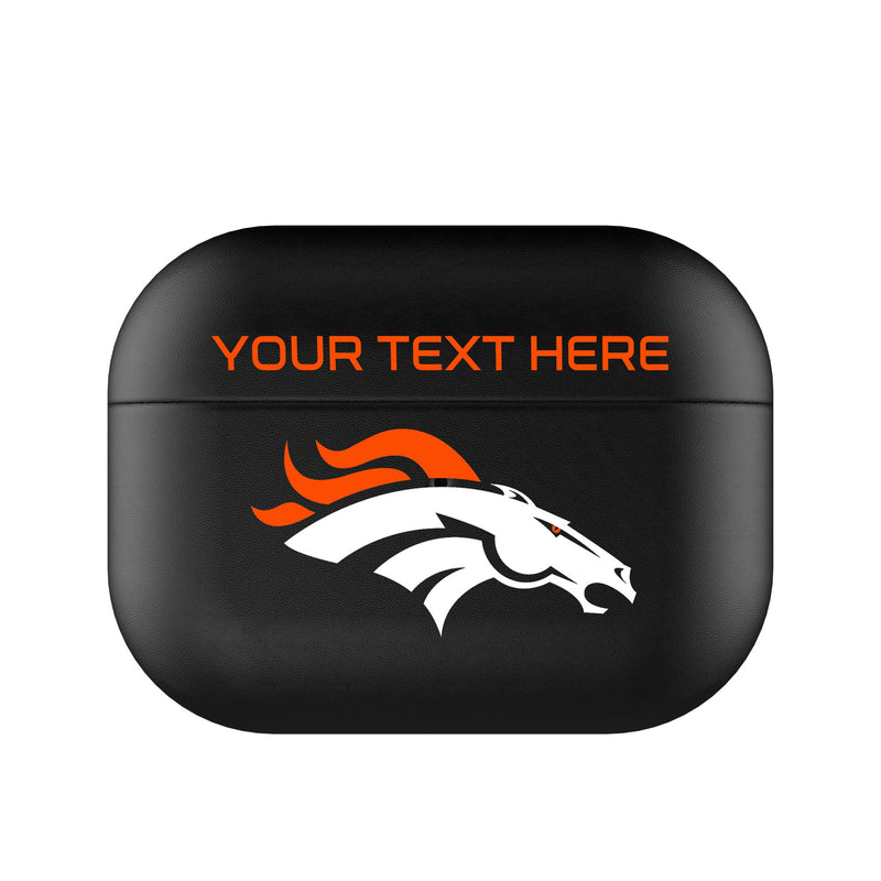 Denver Broncos Personalized Insignia AirPods AirPod Case Cover
