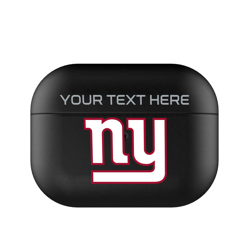 New York Giants Personalized Insignia AirPods AirPod Case Cover