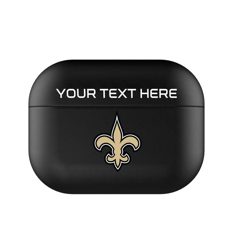New Orleans Saints Personalized Insignia AirPods AirPod Case Cover