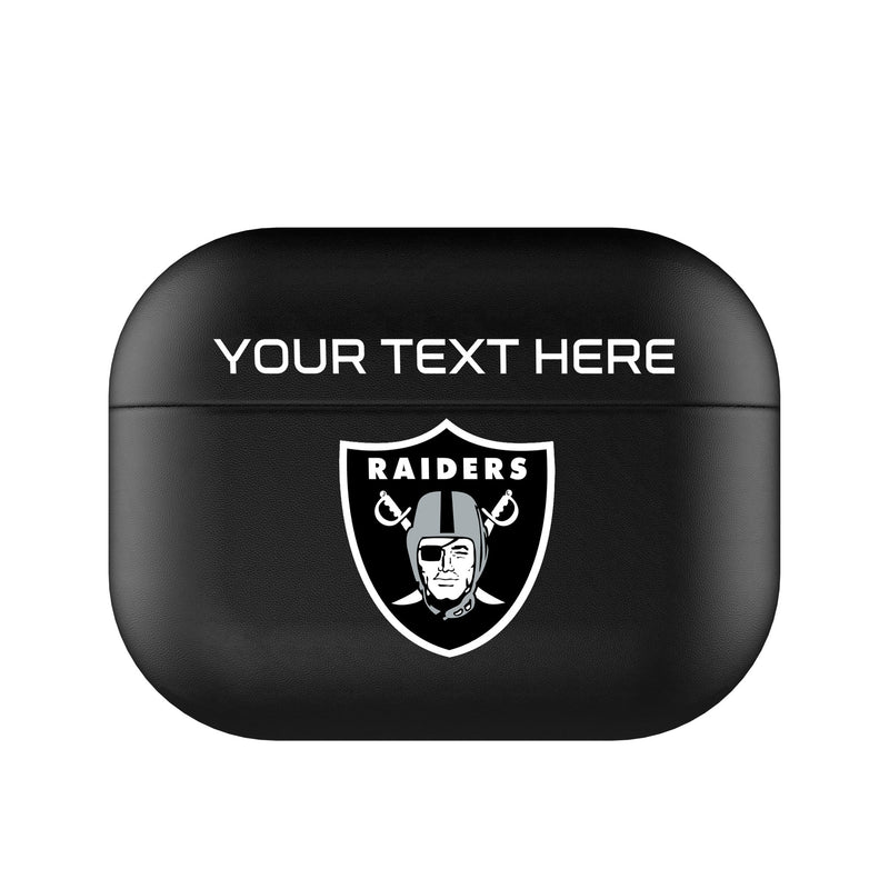 Las Vegas Raiders Personalized Insignia AirPods AirPod Case Cover