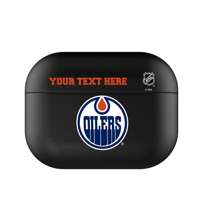 Edmonton Oilers Personalized Insignia AirPods AirPod Case Cover
