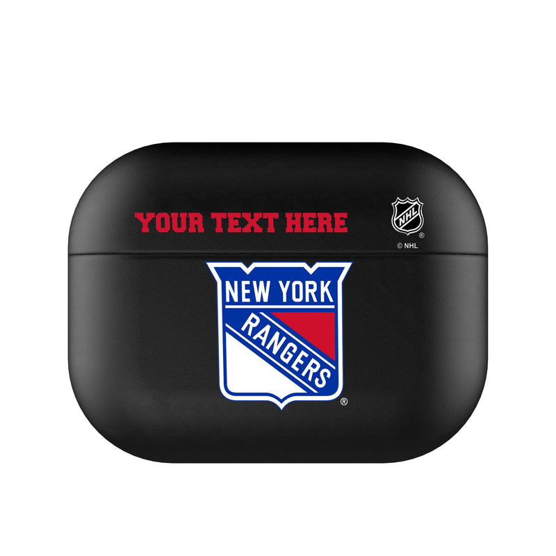 New York Rangers Personalized Insignia AirPods AirPod Case Cover