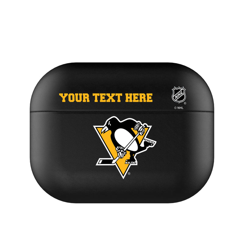 Pittsburgh Penguins Personalized Insignia AirPods AirPod Case Cover