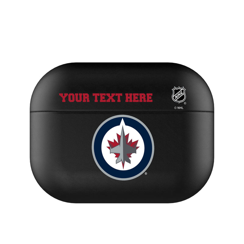 Winnipeg Jets Personalized Insignia AirPods AirPod Case Cover