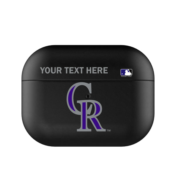 Colorado Rockies Personalized Insignia AirPods AirPod Case Cover