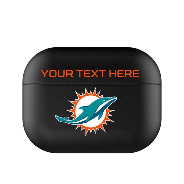 Miami Dolphins Personalized Insignia AirPods AirPod Case Cover