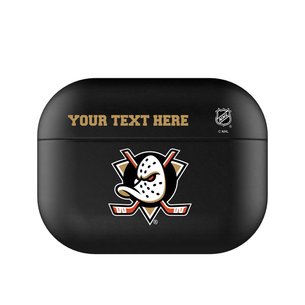 Anaheim Ducks Personalized Insignia AirPods AirPod Case Cover