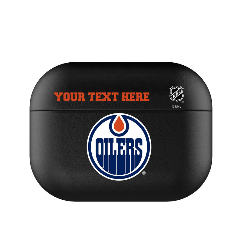 Edmonton Oilers Personalized Insignia AirPods AirPod Case Cover
