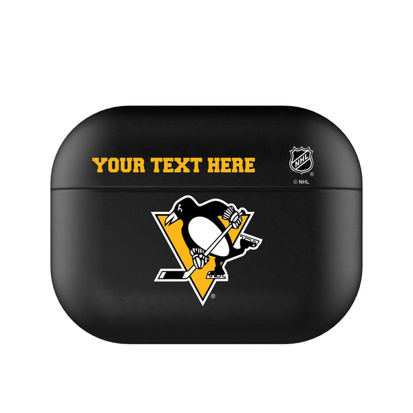 Pittsburgh Penguins Personalized Insignia AirPods AirPod Case Cover
