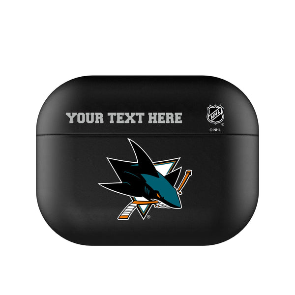 San Jose Sharks Personalized Insignia AirPods AirPod Case Cover