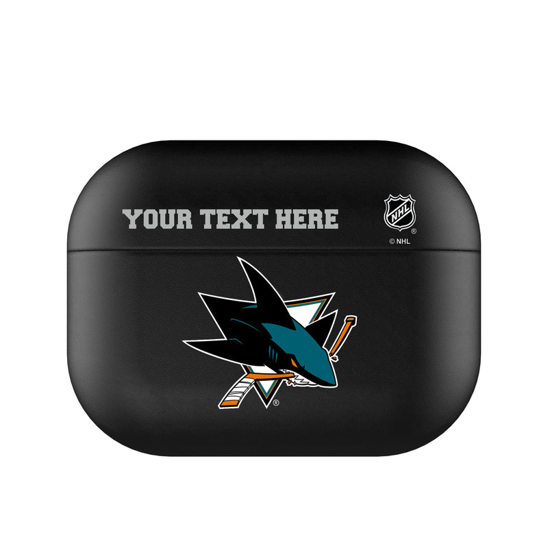 San Jose Sharks Personalized Insignia AirPods AirPod Case Cover