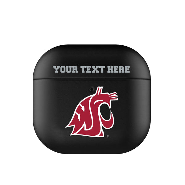 Washington State University Cougars Personalized Insignia AirPods AirPod Case Cover