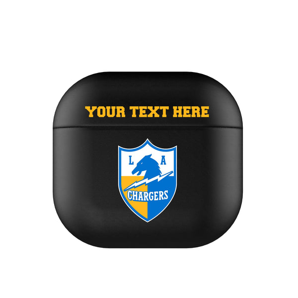 Los Angeles Chargers Historic Collection Personalized Insignia AirPods AirPod Case Cover