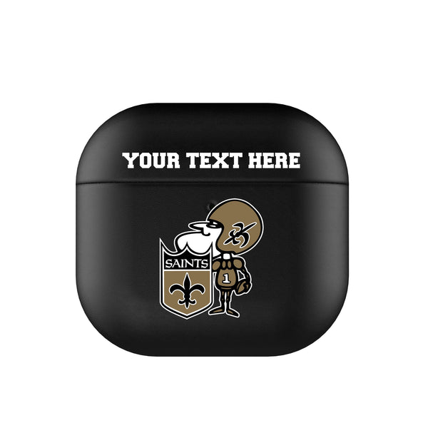 New Orleans Saints Historic Collection Personalized Insignia AirPods AirPod Case Cover
