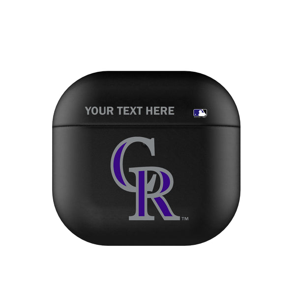 Colorado Rockies Personalized Insignia AirPods AirPod Case Cover