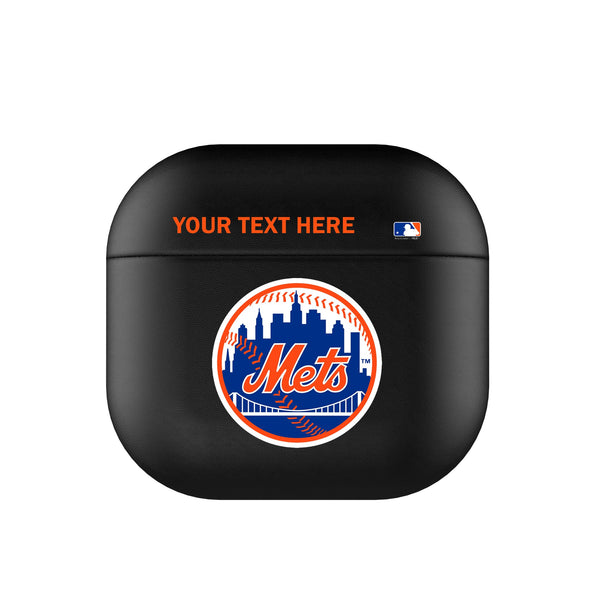 New York Mets Personalized Insignia AirPods AirPod Case Cover