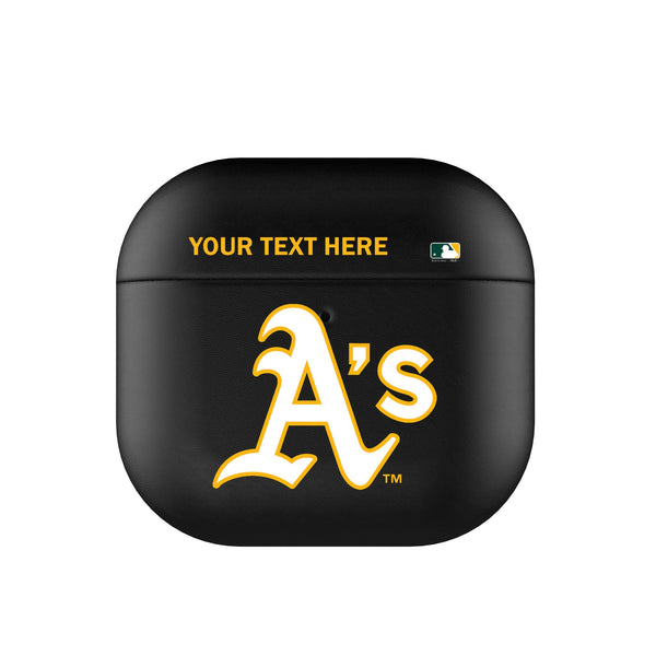 Oakland Athletics Personalized Insignia AirPods AirPod Case Cover