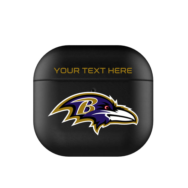 Baltimore Ravens Personalized Insignia AirPods AirPod Case Cover