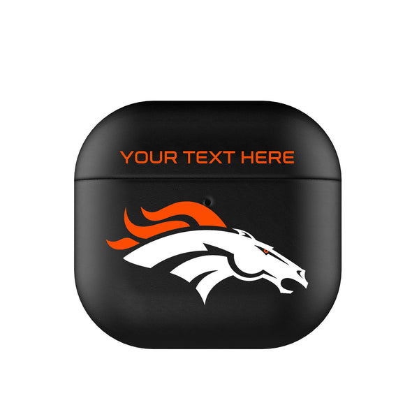 Denver Broncos Personalized Insignia AirPods AirPod Case Cover