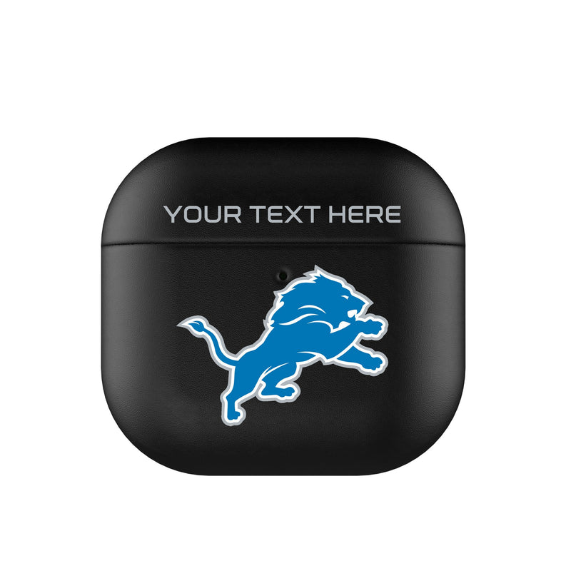 Detroit Lions Personalized Insignia AirPods AirPod Case Cover