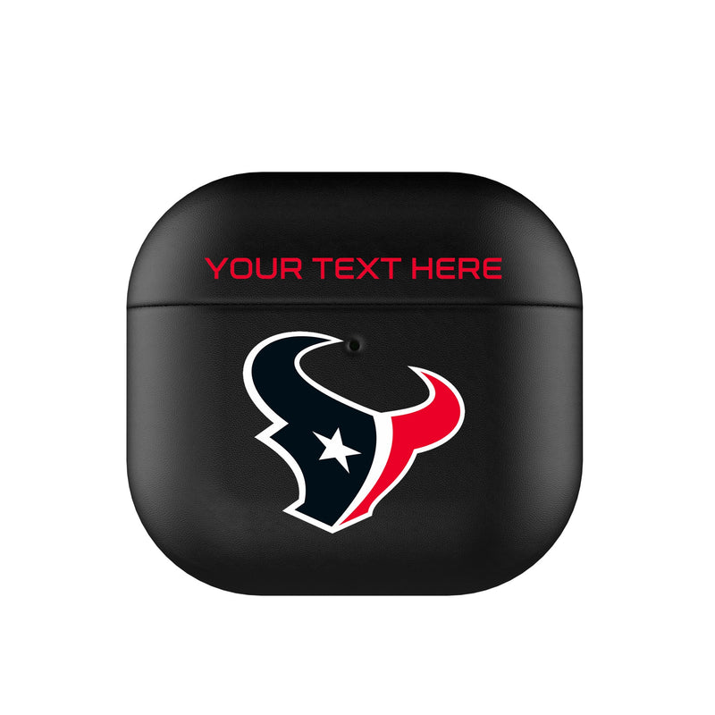 Houston Texans Personalized Insignia AirPods AirPod Case Cover
