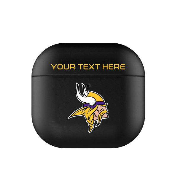 Minnesota Vikings Personalized Insignia AirPods AirPod Case Cover
