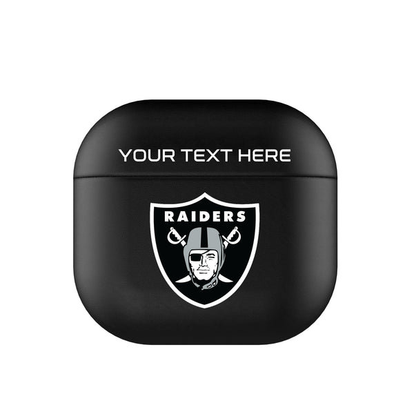 Las Vegas Raiders Personalized Insignia AirPods AirPod Case Cover