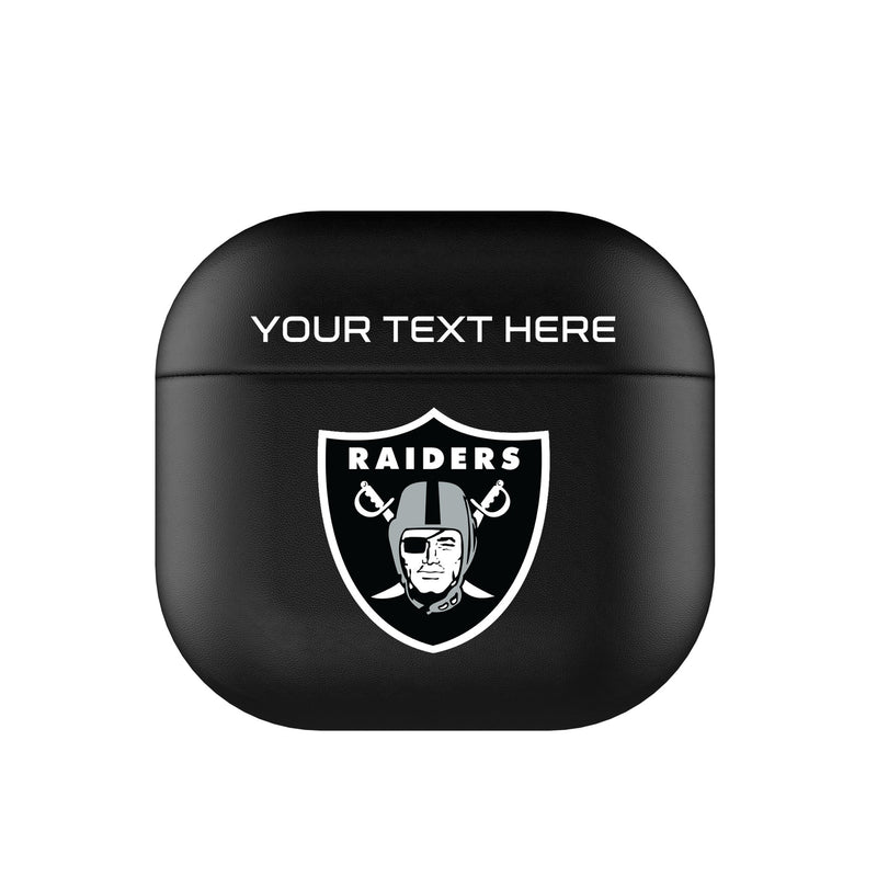 Las Vegas Raiders Personalized Insignia AirPods AirPod Case Cover