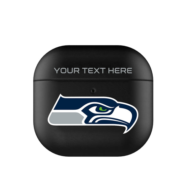 Seattle Seahawks Personalized Insignia AirPods AirPod Case Cover