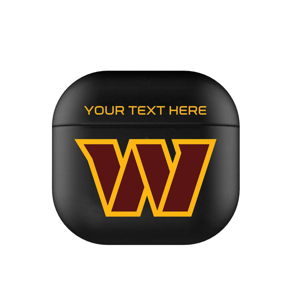 Washington Commanders Personalized Insignia AirPods AirPod Case Cover