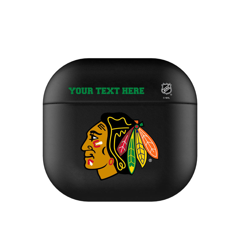 Chicago Blackhawks Personalized Insignia AirPods AirPod Case Cover