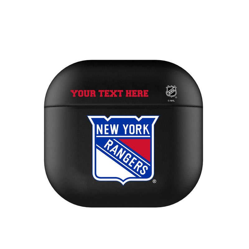 New York Rangers Personalized Insignia AirPods AirPod Case Cover