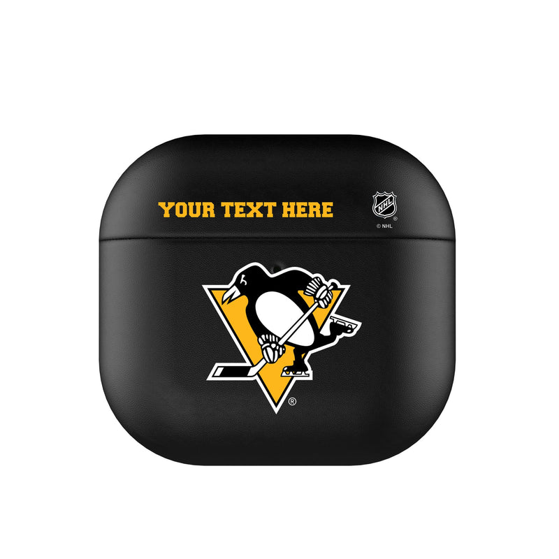 Pittsburgh Penguins Personalized Insignia AirPods AirPod Case Cover