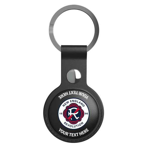 New England Revolution Personalized Insignia AirTag Black Airtag Holder
