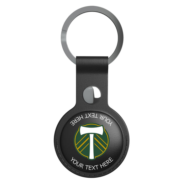 Portland Timbers Personalized Insignia AirTag Black Airtag Holder