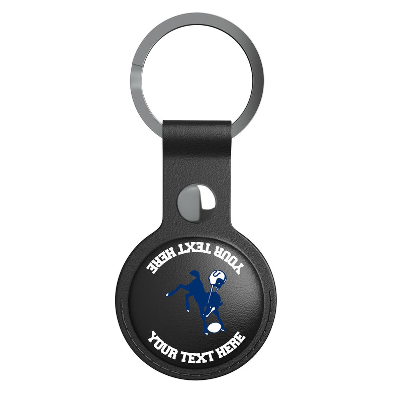 Baltimore Colts 1946 Historic Collection Personalized Insignia AirTag Black Airtag Holder