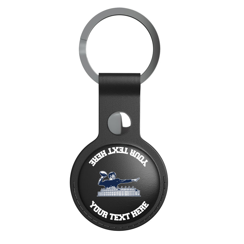 New York Giants 1960-1966 Historic Collection Personalized Insignia AirTag Black Airtag Holder