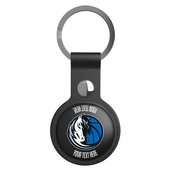 Dallas Mavericks Personalized Insignia AirTag Black Airtag Holder