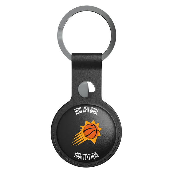 Phoenix Suns Personalized Insignia AirTag Black Airtag Holder