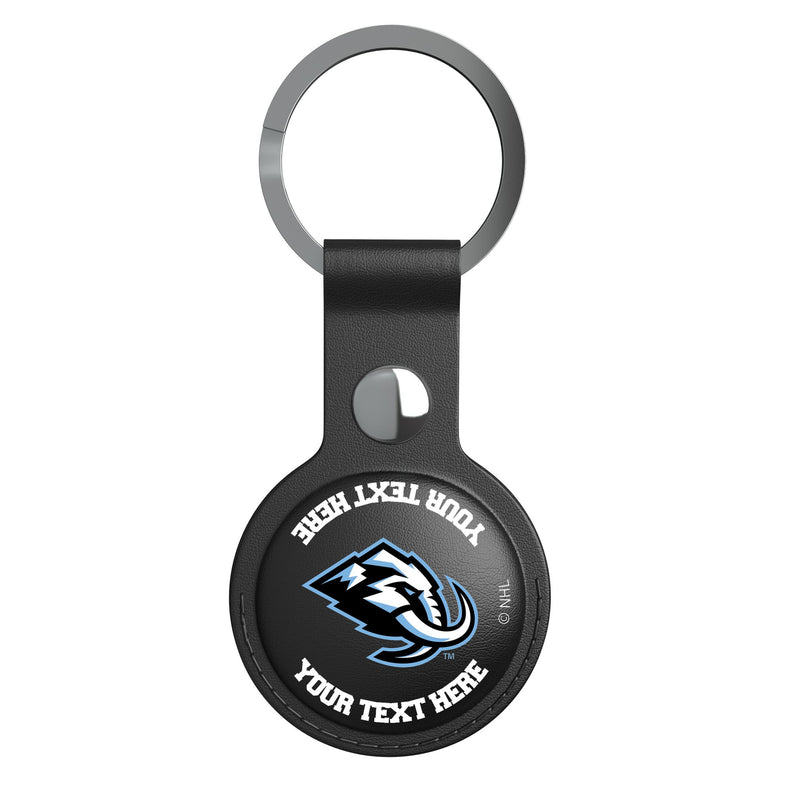 Utah Mammoth Personalized Insignia AirTag Black Airtag Holder