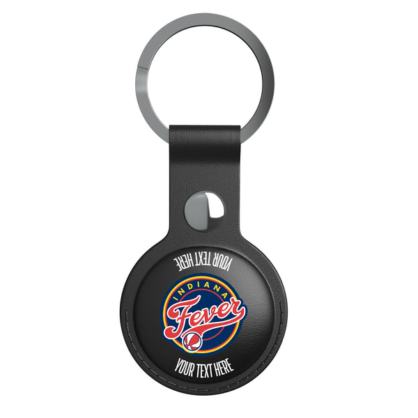 Indiana Fever Personalized Insignia AirTag Black Airtag Holder