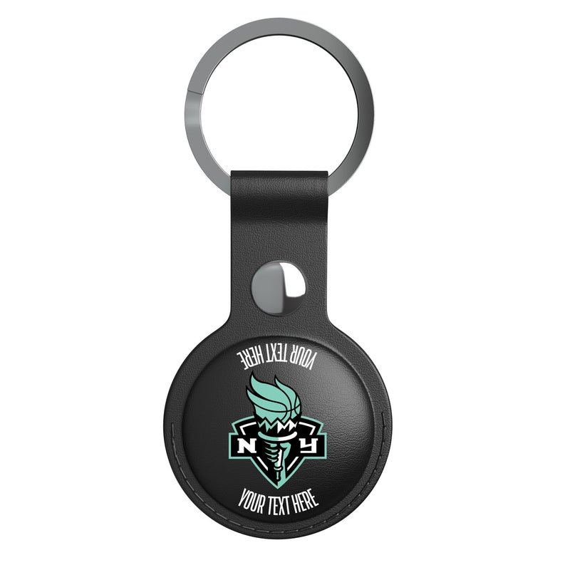 New York Liberty Personalized Insignia AirTag Black Airtag Holder