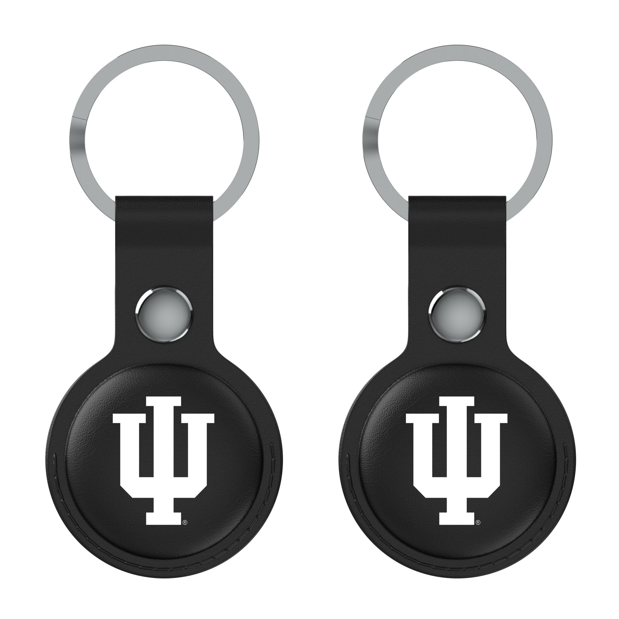 Indiana University Hoosiers Insignia AirTag Black Airtag Holder 2-Pack