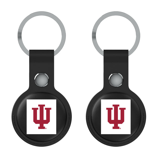 Indiana University Hoosiers Insignia AirTag Black Airtag Holder 2-Pack