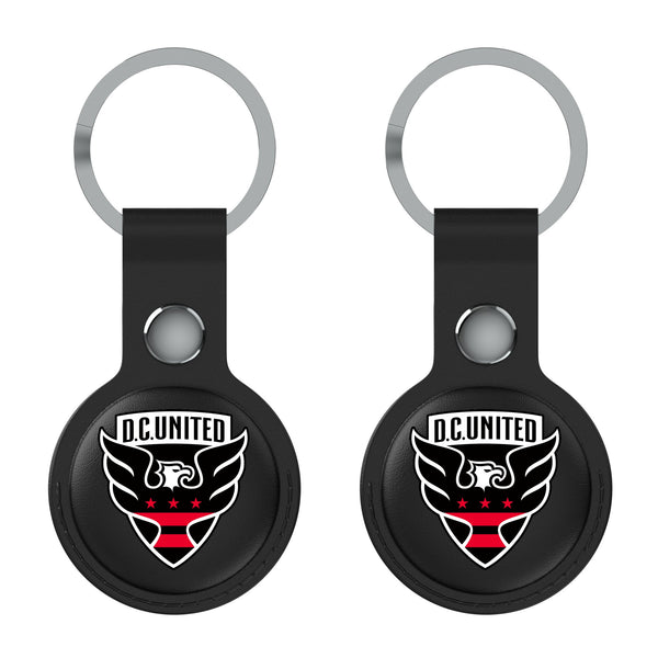 DC United  Insignia AirTag Black Airtag Holder 2-Pack