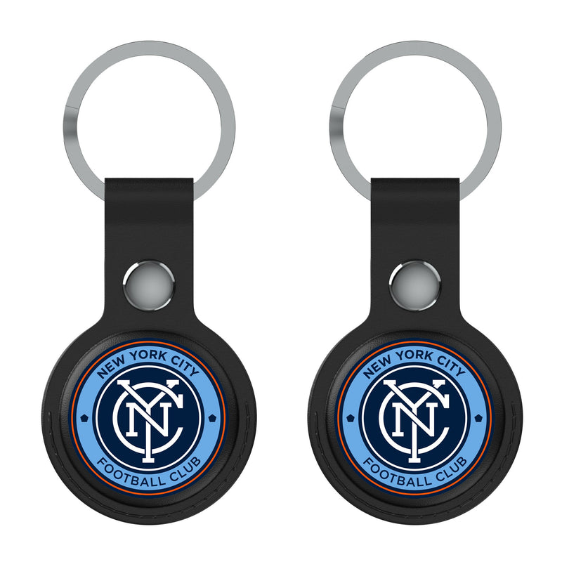 New York City FC  Insignia AirTag Black Airtag Holder 2-Pack